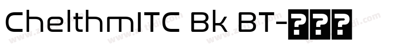 ChelthmITC Bk BT字体转换